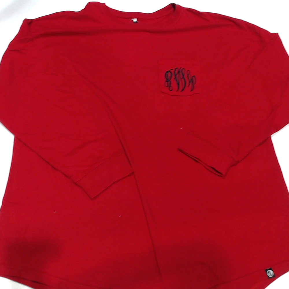 BLOOPER CLOTHING: Monogrammed Long Sleeve Shirt