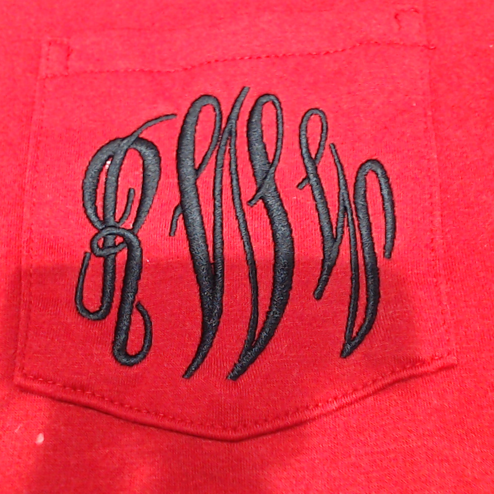 BLOOPER CLOTHING: Monogrammed Long Sleeve Shirt
