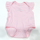 BLOOPER KIDS: Monogrammed Flutter Sleeve Bodysuit