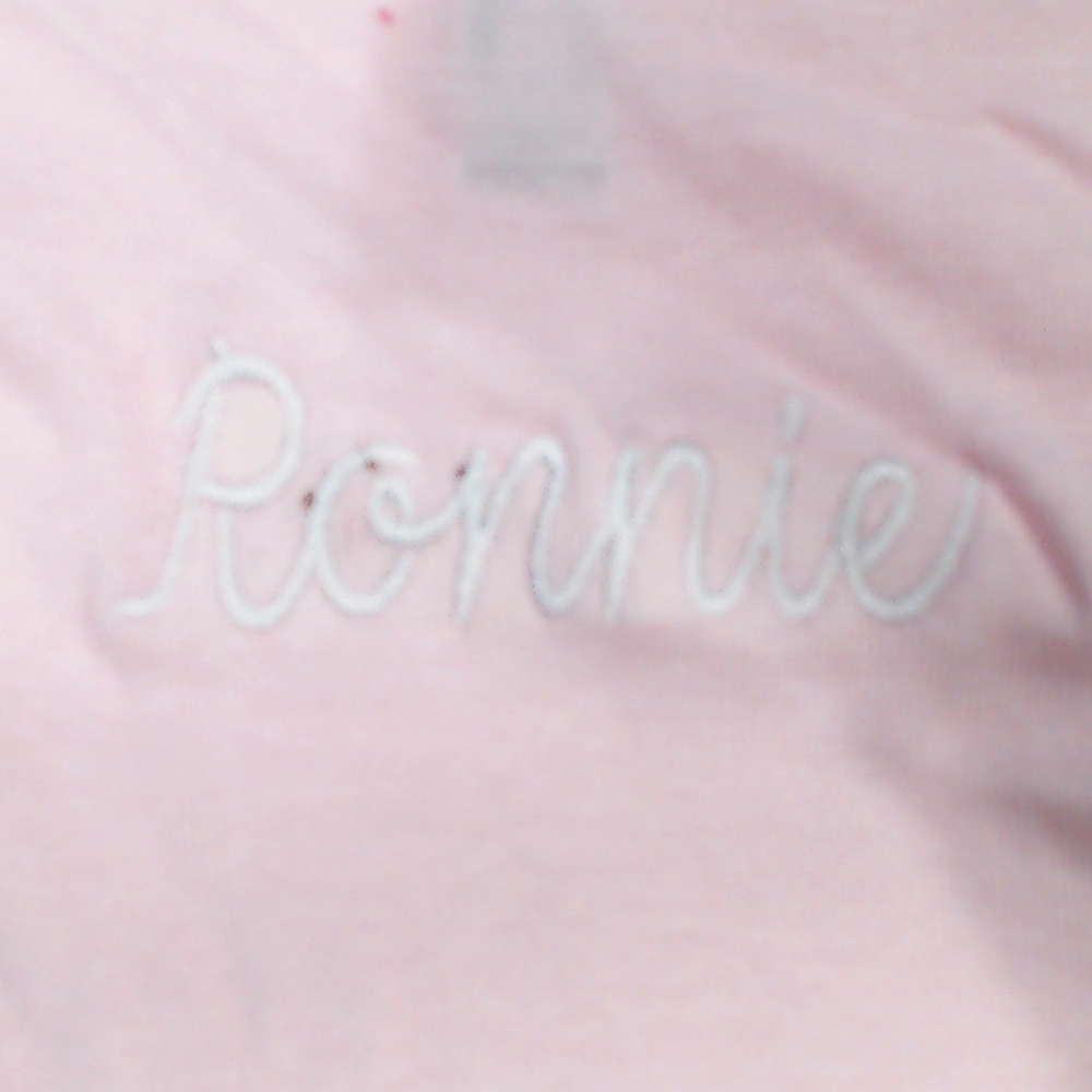 BLOOPER KIDS: Monogrammed Flutter Sleeve Bodysuit