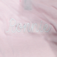 BLOOPER KIDS: Monogrammed Flutter Sleeve Bodysuit