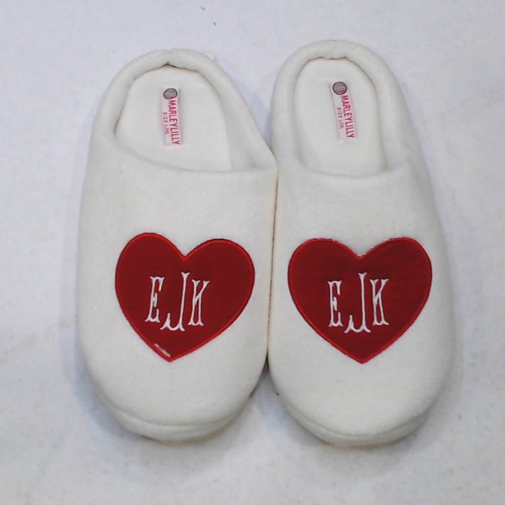 BLOOPER SHOES: Monogrammed Slippers