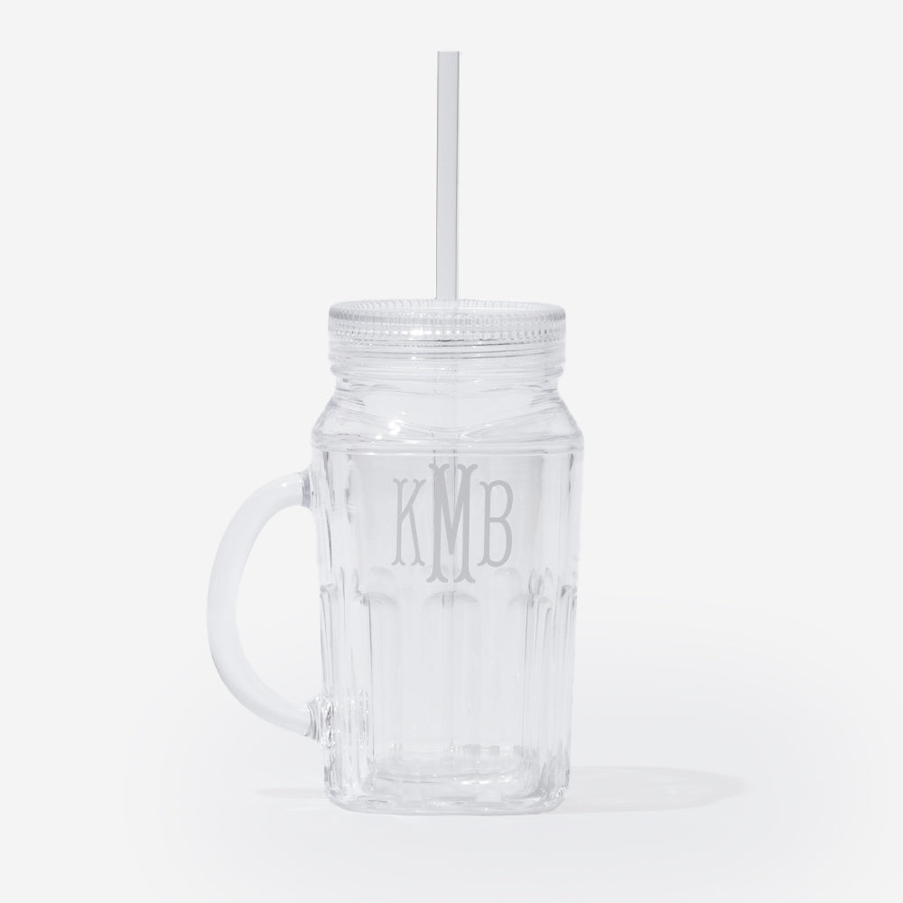 personalized mason jar