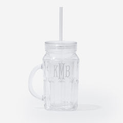 personalized mason jar