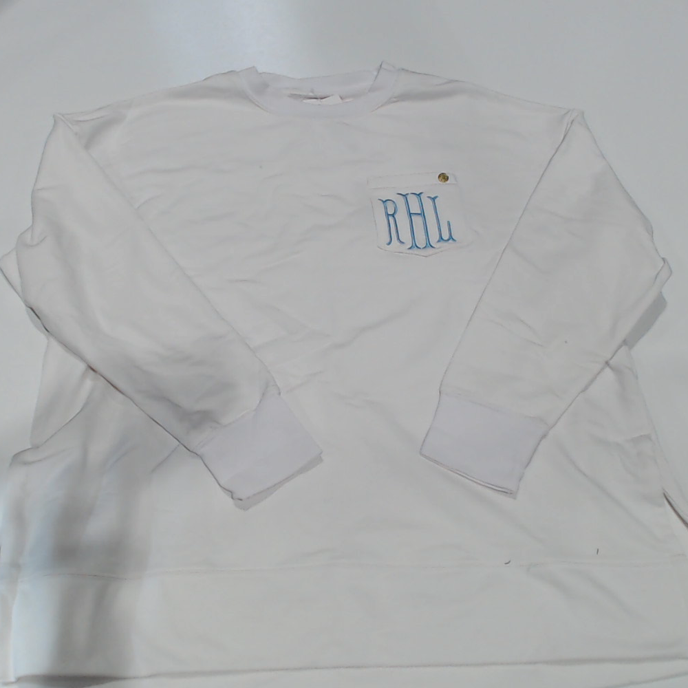 BLOOPER CLOTHING: Monogrammed Crewneck Sweatshirt