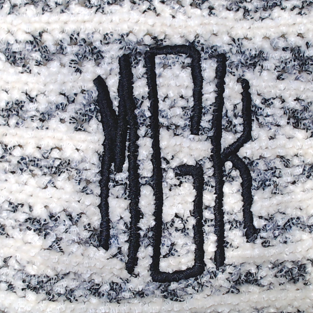BLOOPER CLOTHING: Monogrammed Striped Chenille Poncho