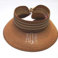 BLOOPER ACCESSORY: Monogrammed Packable Straw Visor
