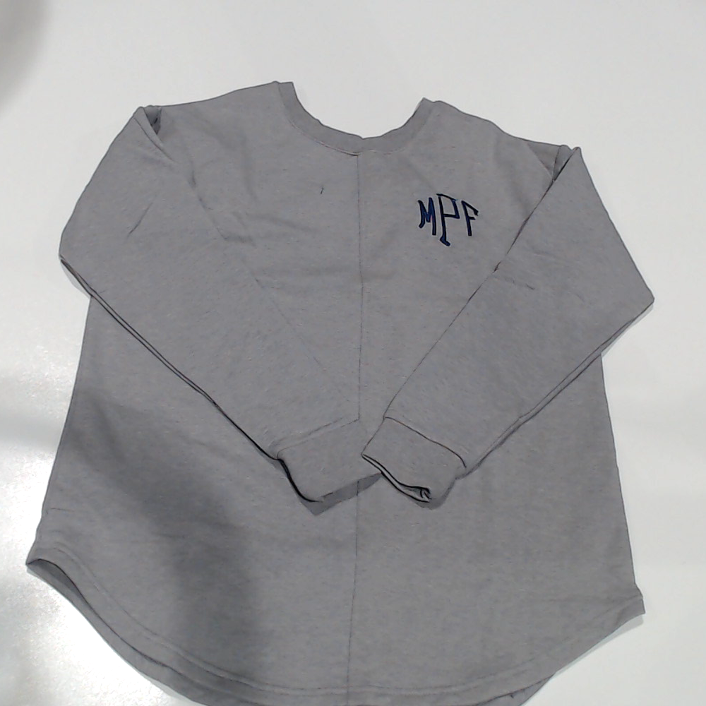 BLOOPER CLOTHING: Monogrammed Open Back Sweatshirt