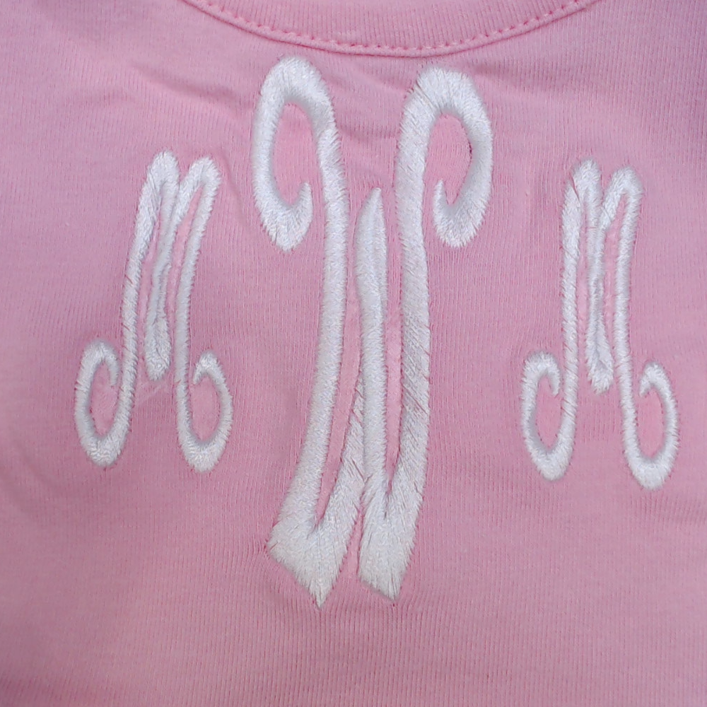 BLOOPER KIDS: Monogrammed Girls Ruffle Tunic Legging Set