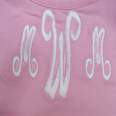 BLOOPER KIDS: Monogrammed Girls Ruffle Tunic Legging Set