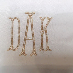 BLOOPER ACCESSORY: Monogrammed Men's Handkerchief