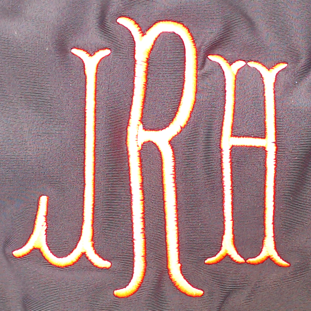 BLOOPER SWIM: Monogrammed Bandeau Top