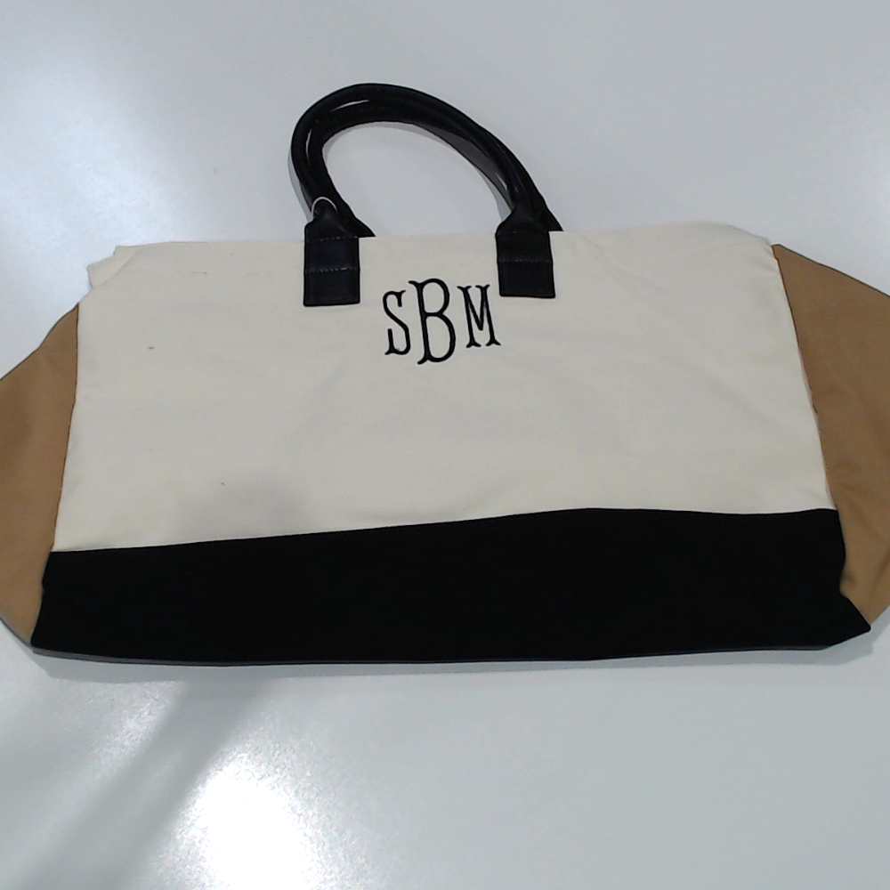 BLOOPER BAG: Monogrammed Upscale Weekender