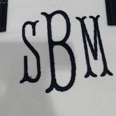 BLOOPER BAG: Monogrammed Upscale Weekender