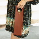 Personalized Wine Bag | Camel