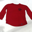 BLOOPER KIDS: Monogrammed Kids Long Sleeve Shirt