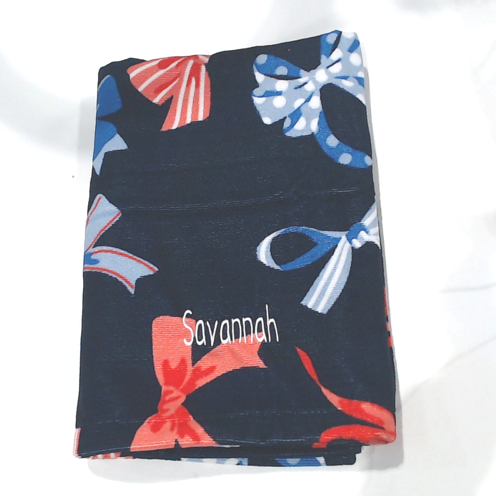 BLOOPER SWIM: Monogrammed Beach Towel