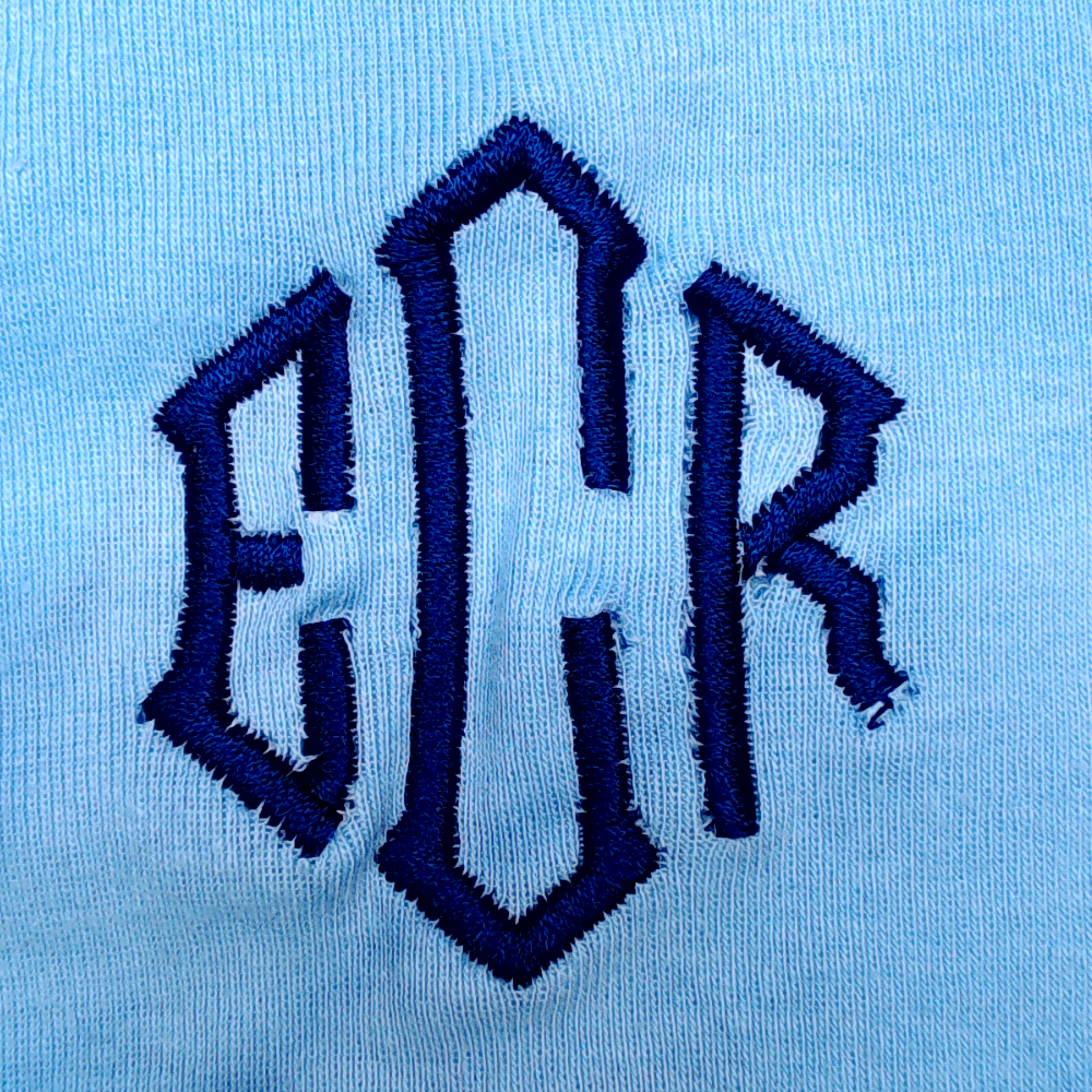 BLOOPER KIDS: Monogrammed Baby Layette Gown