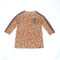 BLOOPER KIDS: Monogrammed Kids Striped Sleeve Dress