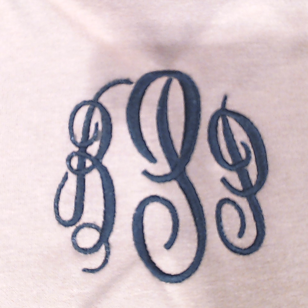 BLOOPER CLOTHING: Monogrammed Quarter Zip Sweatshirt