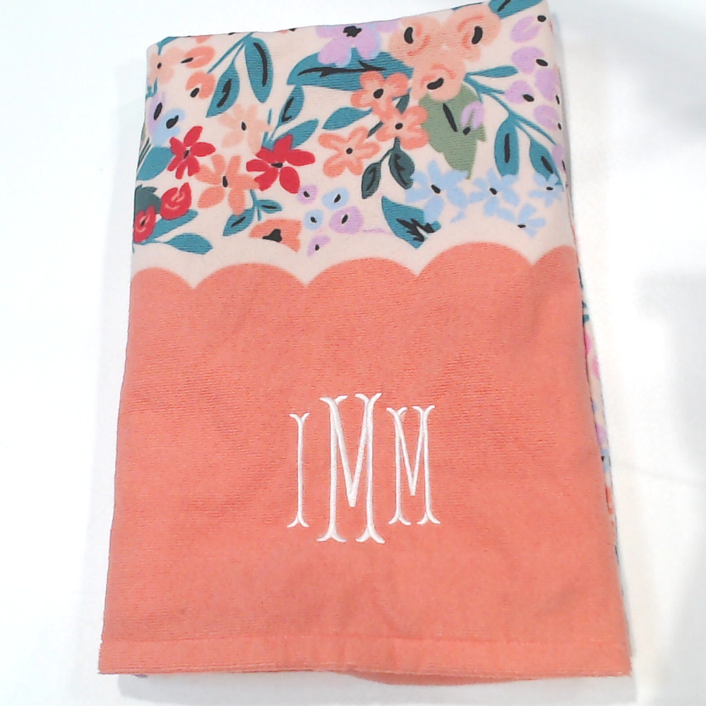 BLOOPER SWIM: Monogrammed Beach Towel