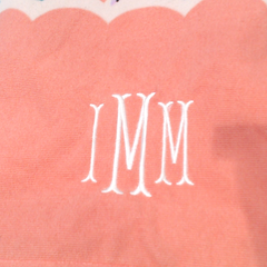 BLOOPER SWIM: Monogrammed Beach Towel