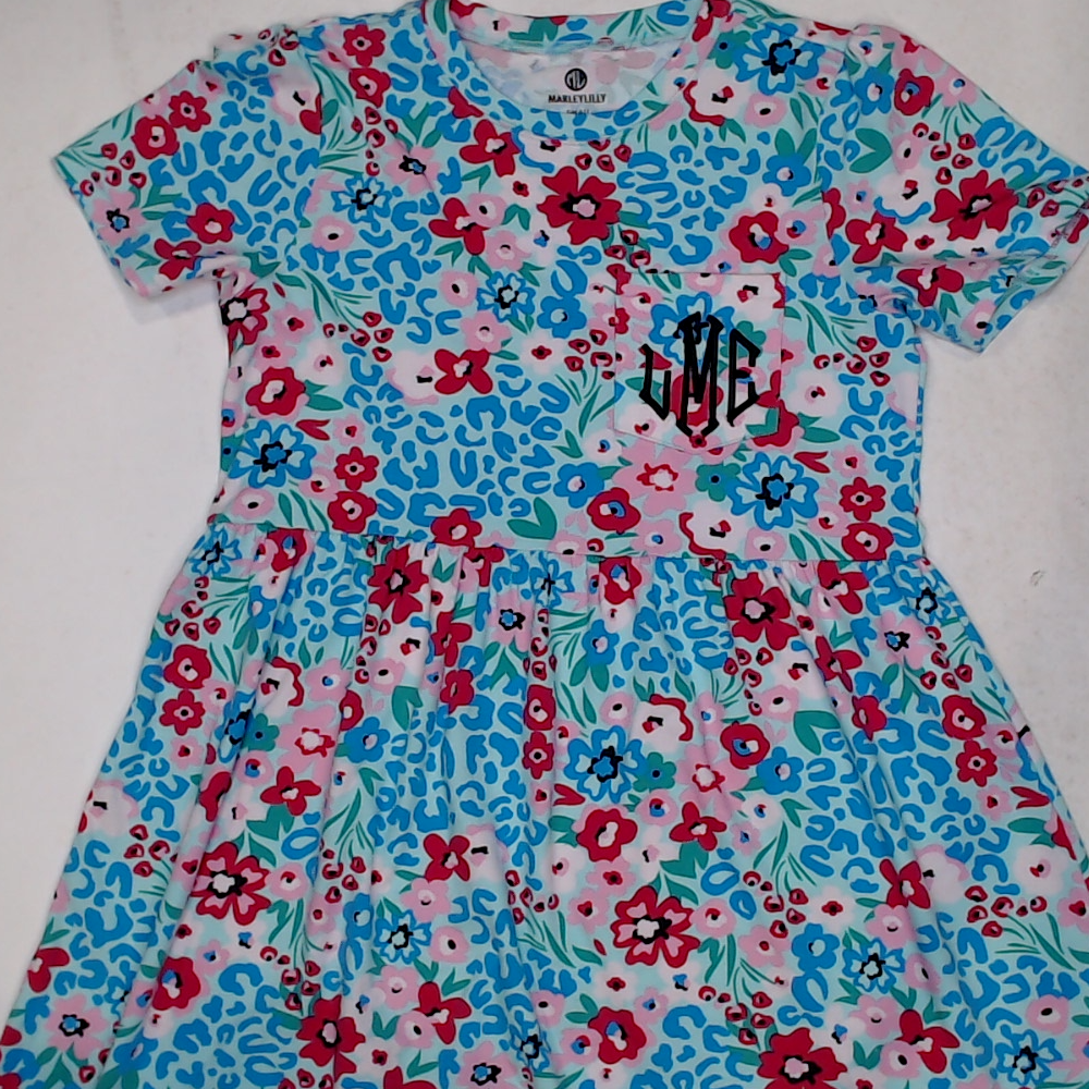 BLOOPER CLOTHING: Monogrammed T-Shirt Dress