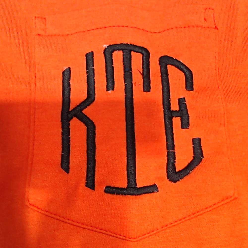 BLOOPER CLOTHING: Monogrammed Long Sleeve Shirt