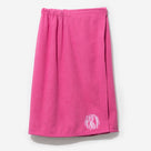 Monogrammed Towel Wrap | Hot Pink