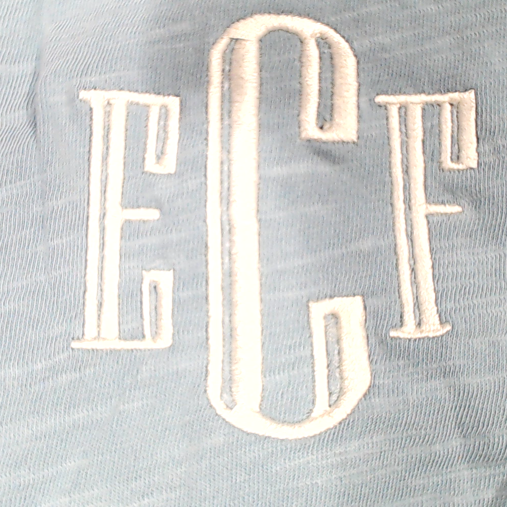 BLOOPER CLOTHING: Monogrammed Henley