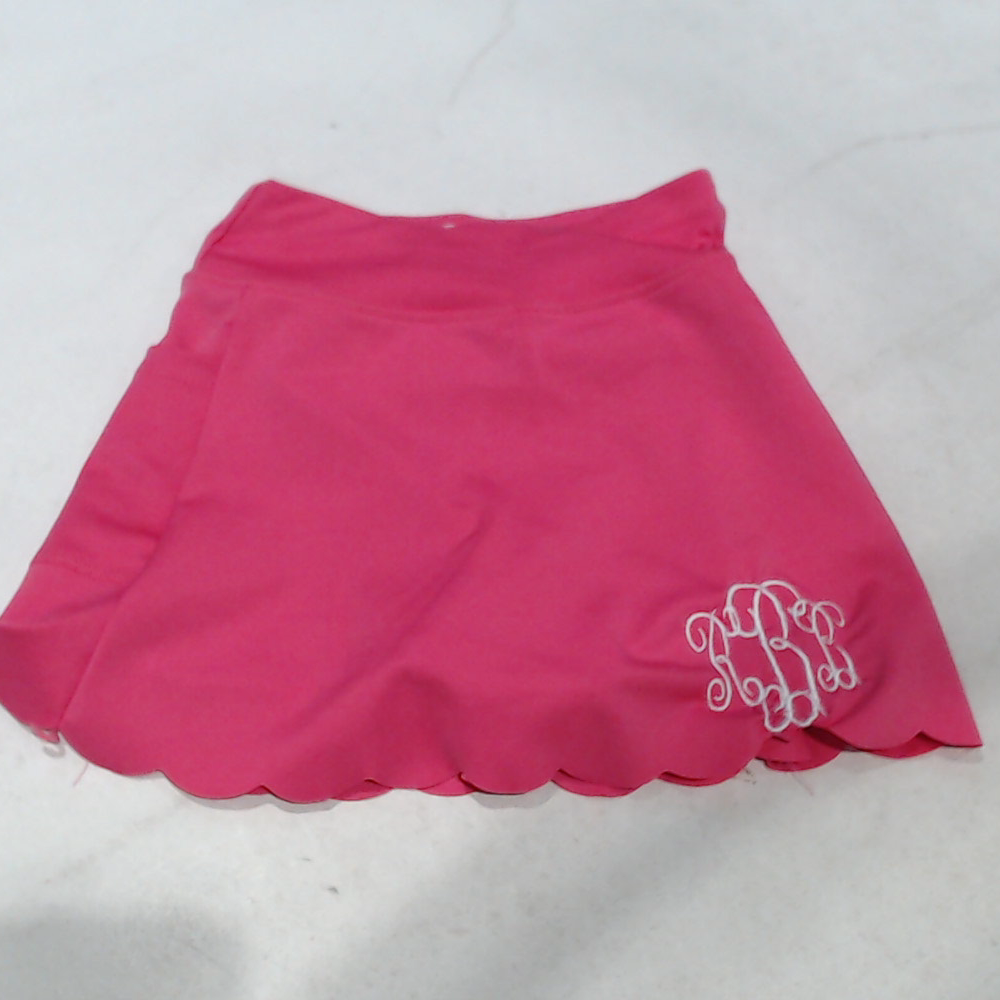BLOOPER ACCESSORY: Monogrammed Girls Skort
