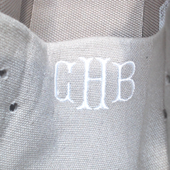 BLOOPER SHOES: Monogrammed Slip On Shoes