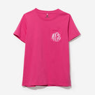 Monogrammed Short Sleeve Shirt | Hot Pink