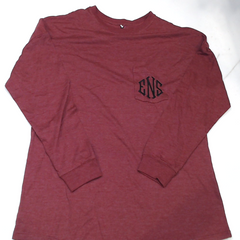 BLOOPER CLOTHING: Monogrammed Long Sleeve Shirt
