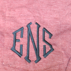 BLOOPER CLOTHING: Monogrammed Long Sleeve Shirt