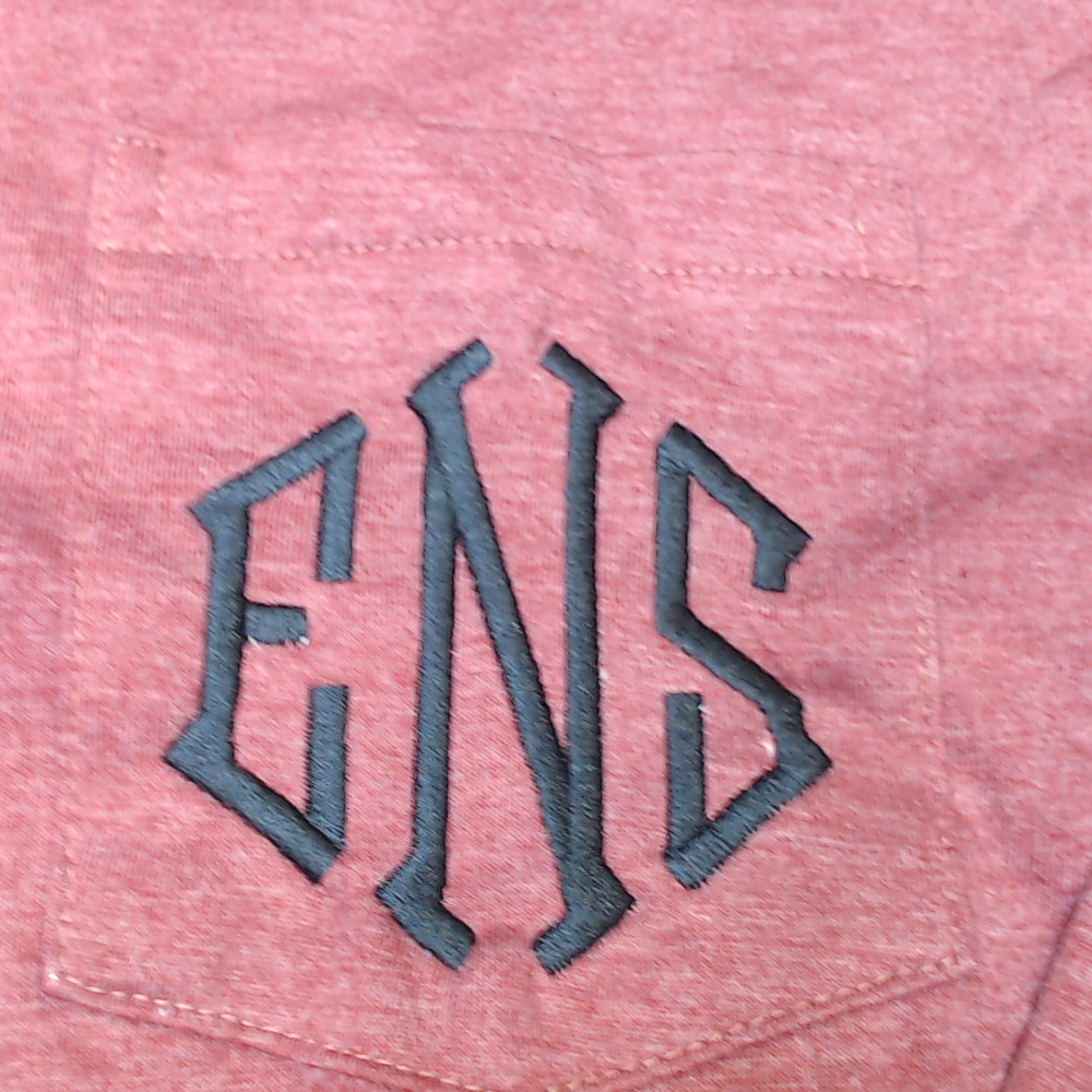 BLOOPER CLOTHING: Monogrammed Long Sleeve Shirt