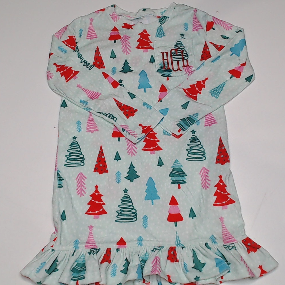 BLOOPER KIDS: Monogrammed Girls Nightgown