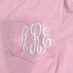 BLOOPER CLOTHING: Monogrammed Scalloped Top