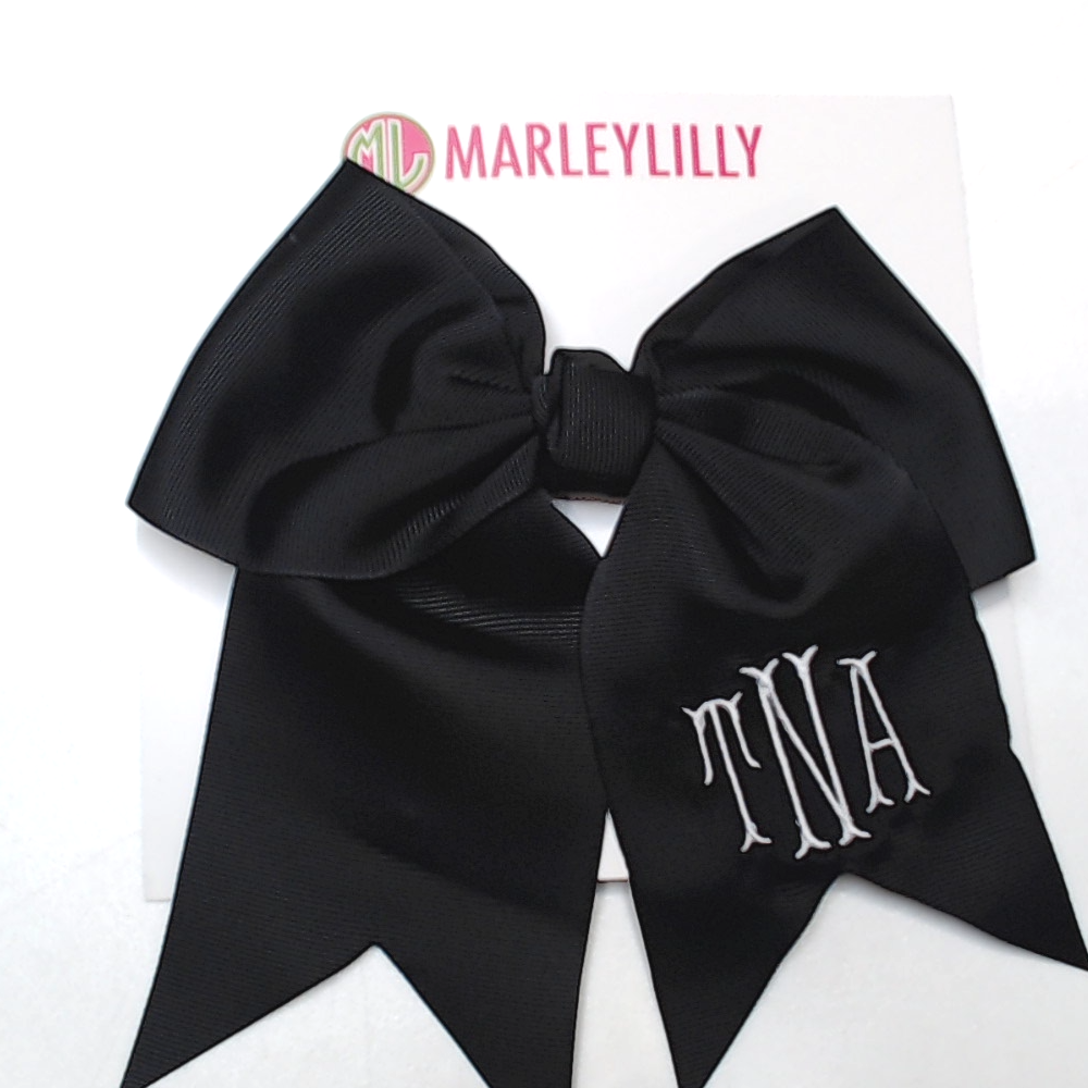 BLOOPER KIDS: Monogrammed Girls Hair Bow