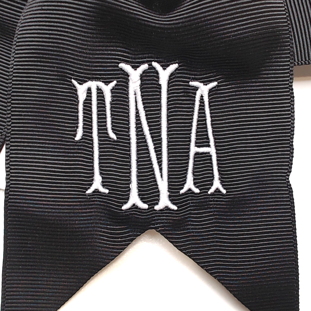 BLOOPER KIDS: Monogrammed Girls Hair Bow