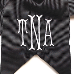 BLOOPER KIDS: Monogrammed Girls Hair Bow