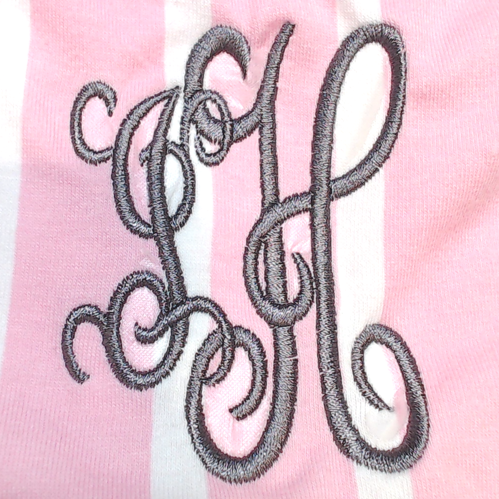 BLOOPER CLOTHING: Monogrammed Ruffle Top