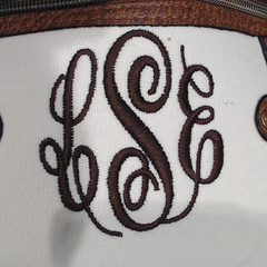 BLOOPER ACCESSORY: Monogrammed Vintage Train Case