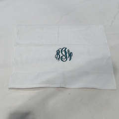 BLOOPER ACCESSORY: Monogrammed Hand Towel