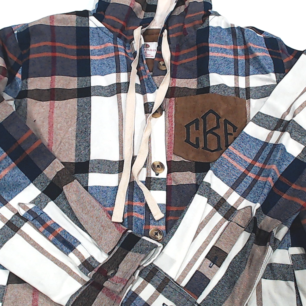 BLOOPER CLOTHING: Monogrammed Shacket