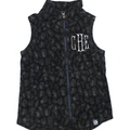 BLOOPER KIDS: Monogrammed Kids Leopard Fleece Vest