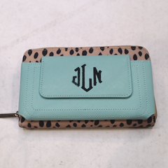 BLOOPER ACCESSORY: Monogrammed Phone Wallet Wristlet
