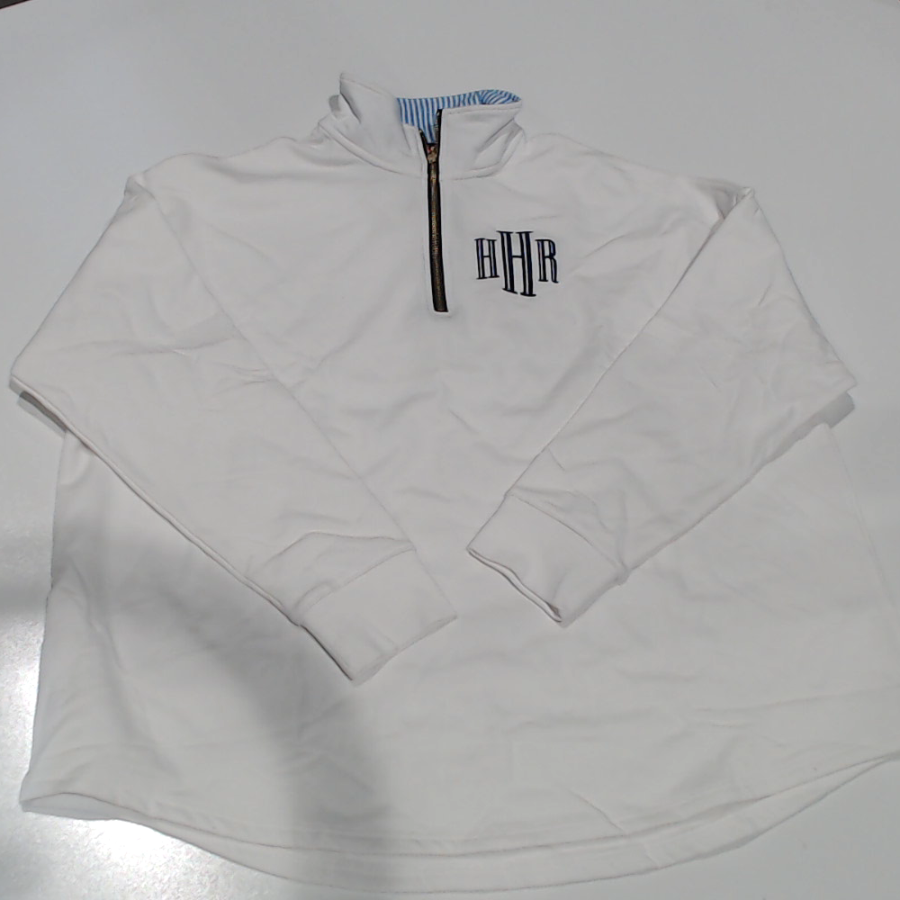 BLOOPER CLOTHING: Monogrammed Quarter Zip Sweatshirt