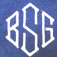 BLOOPER CLOTHING: Monogrammed Americana Top