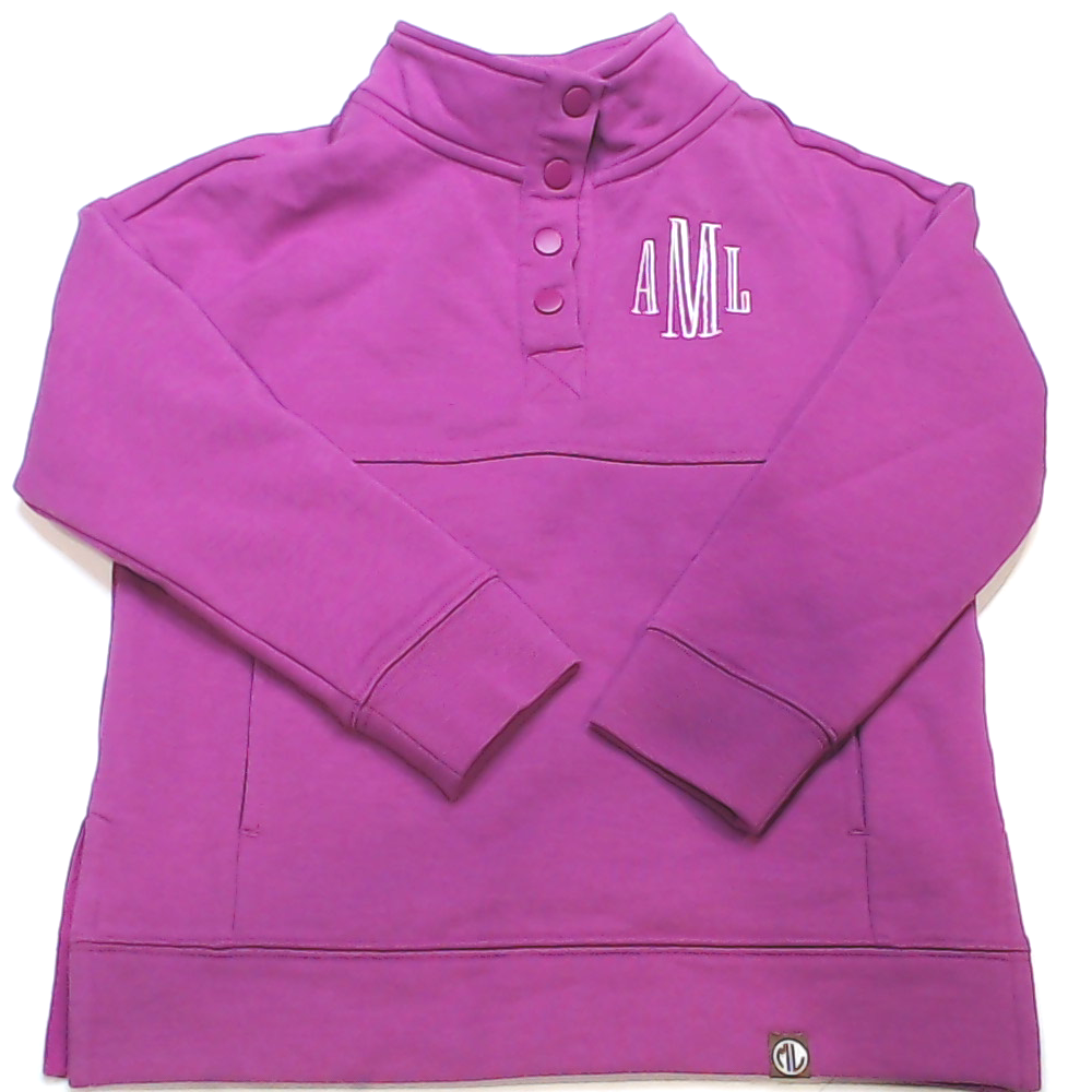 BLOOPER KIDS: Monogrammed Kids Pullover Sweatshirt